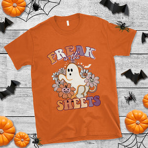 Funny Freak In The Sheet Spooky Boo Sheets Ghost Halloween T Shirt TS02 Printyourwear