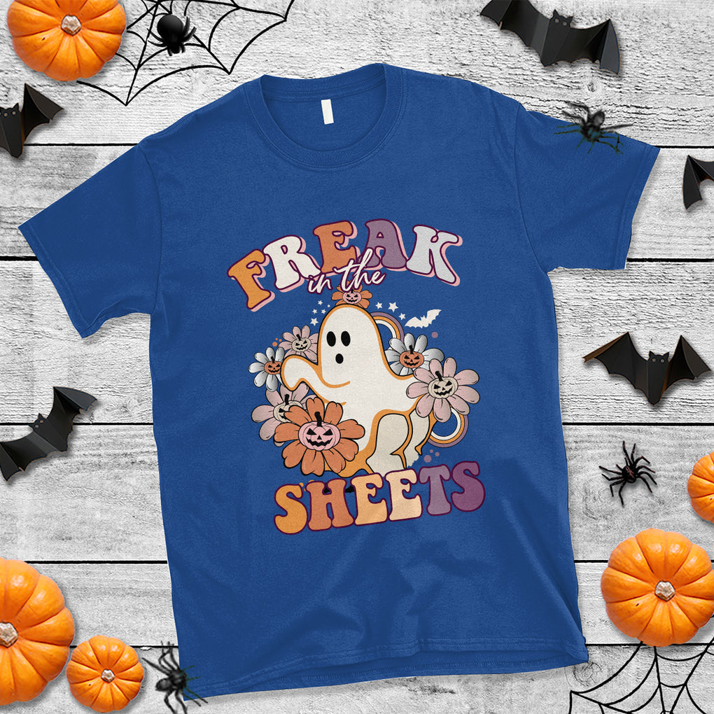 Funny Freak In The Sheet Spooky Boo Sheets Ghost Halloween T Shirt TS02 Printyourwear