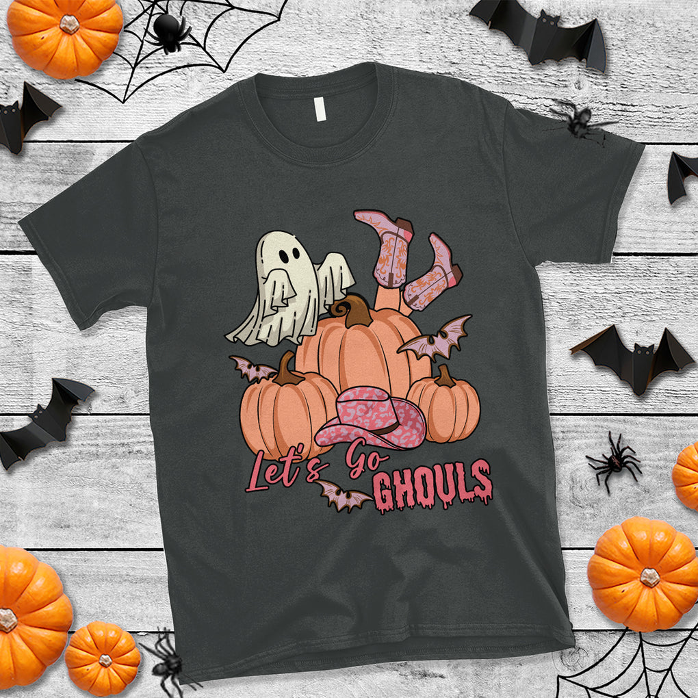 Let's Go Ghouls Halloween Costume Retro Rodeo Halloween Cowgirl T Shirt TS02 Printyourwear