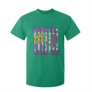 Cute Raccoon 3rd Grade Student Teacher Preppy Style T Shirt For Kid First of All Third Grade Is A Whole Vibe Back To School