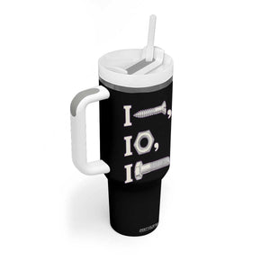 Funny Handyman Mechanic Adult Humor Tumbler With Handle I Screw I Nut I Bolt Rebus Hardware Innuendo Offensive Joke