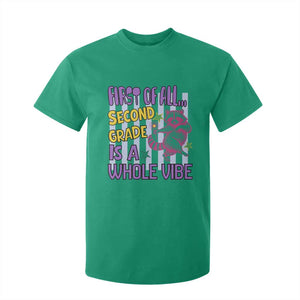 Cute Raccoon 2nd Grade Student Teacher Preppy Style T Shirt For Kid First of All Second Grade Is A Whole Vibe Back To School