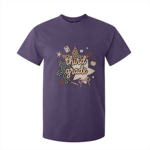 Third Grade Leopard Checkered Star Coquette T Shirt For Kid Cute 3rd Grade Girl Back to School Gift
