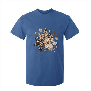 Third Grade Leopard Checkered Star Coquette T Shirt For Kid Cute 3rd Grade Girl Back to School Gift