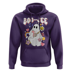 Ghost Halloween Costume Hoodie Spooky Season Hippie Boujee Boo-Jee TS02 Purple Print Your Wear