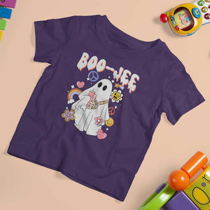 Ghost Halloween Costume T Shirt For Kid Spooky Season Hippie Boujee Boo-Jee TS02 Purple Print Your Wear