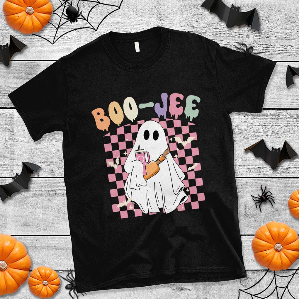 Ghost Halloween Costume T Shirt Spooky Season Cute Boujee Boo-Jee TS02 Black Print Your Wear