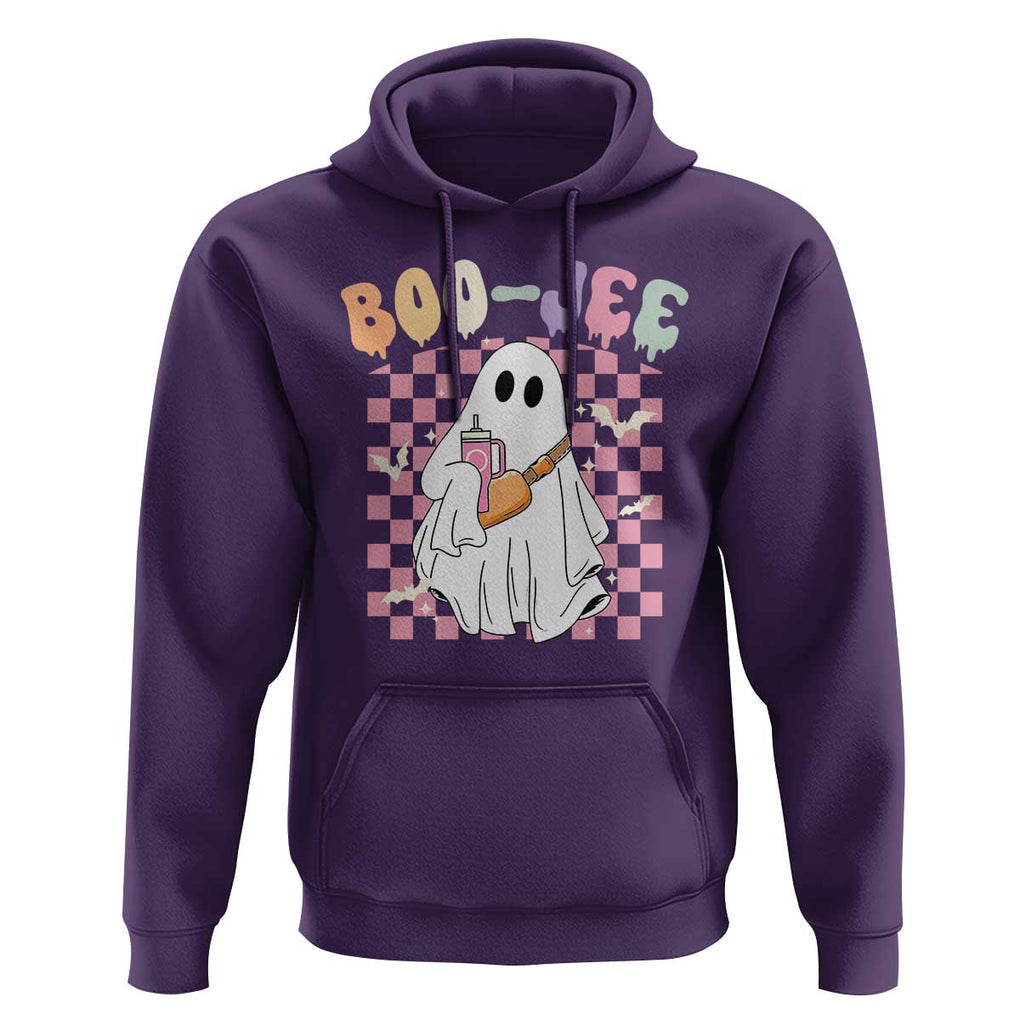 Ghost Halloween Costume Hoodie Spooky Season Cute Boujee Boo-Jee TS02 Purple Print Your Wear
