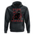 Funny Black Cat Hoodie It's Fine I'm Fine It's Not My Blood Halloween Joke TS02 Black Print Your Wear