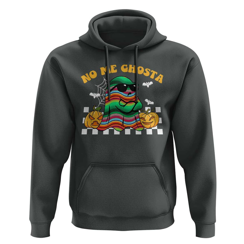 Mexican Ghost Hoodie No Me Ghosta Funny Halloween Ghost Retro Boo Sheet TS02 Dark Heather Print Your Wear