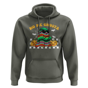 Mexican Ghost Hoodie No Me Ghosta Funny Halloween Ghost Retro Boo Sheet TS02 Military Green Print Your Wear