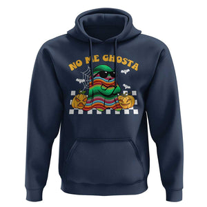 Mexican Ghost Hoodie No Me Ghosta Funny Halloween Ghost Retro Boo Sheet TS02 Navy Print Your Wear