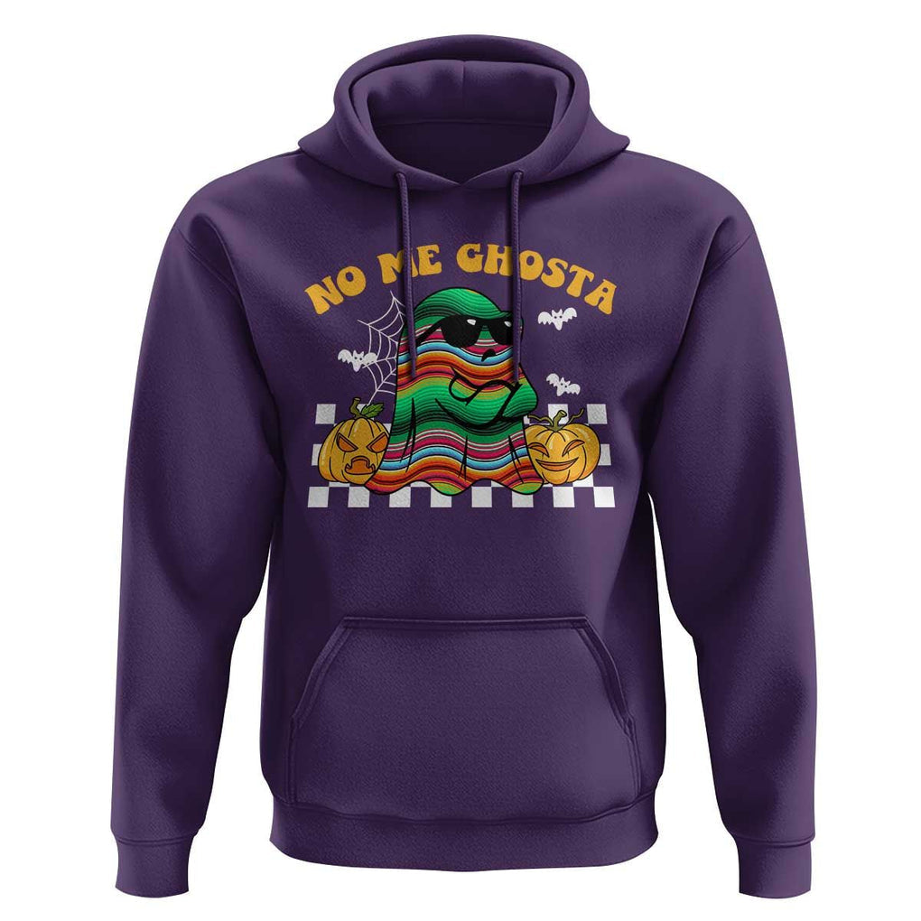 Mexican Ghost Hoodie No Me Ghosta Funny Halloween Ghost Retro Boo Sheet TS02 Purple Print Your Wear