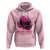Tackle Breast Cancer Hoodie Pink Ribbon Awareness American Football Helmet TS02 Light Pink Print Your Wear
