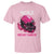 Tackle Breast Cancer T Shirt Pink Ribbon Awareness American Football Helmet TS02 Light Pink Print Your Wear