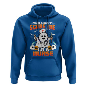 Halloween Nurse Hoodie You Can't Scare Me I'm A Nurse RN Boo Sheet Ghost TS02 Royal Blue Print Your Wear