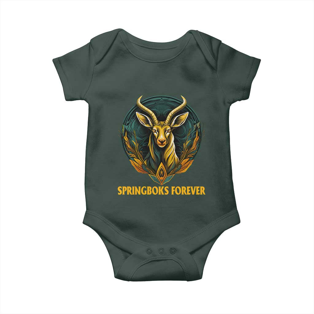 South Africa Rugby Springboks Baby Onesie Forever Stronger Together Go Bokke TS02 Print Your Wear