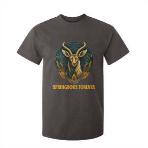 South Africa Rugby Springboks T Shirt For Kid Forever Stronger Together Go Bokke TS02 Dark Chocolate Print Your Wear