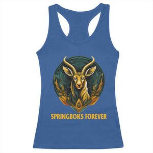 South Africa Rugby Springboks Racerback Tank Top Forever Stronger Together Go Bokke TS02 Royal Blue Print Your Wear