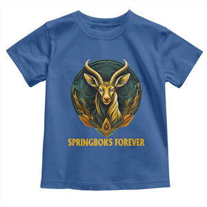 South Africa Rugby Springboks Toddler T Shirt Forever Stronger Together Go Bokke TS02 Royal Blue Print Your Wear