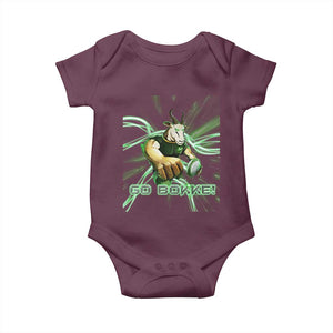 South Africa Rugby Springboks Baby Onesie Go Bokke Forever Stronger Together TS02 Maroon Print Your Wear