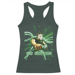 South Africa Rugby Springboks Racerback Tank Top Go Bokke Forever Stronger Together TS02 Dark Forest Green Print Your Wear