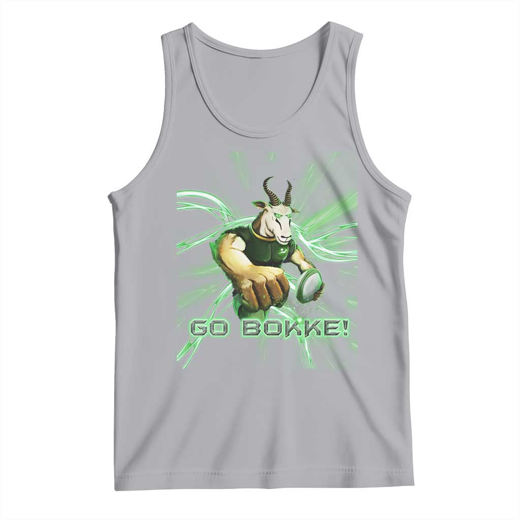 South Africa Rugby Springboks Tank Top Go Bokke Forever Stronger Together TS02 Athletic Heather Print Your Wear