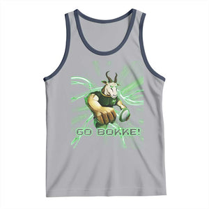 South Africa Rugby Springboks Tank Top Go Bokke Forever Stronger Together TS02 Athletic Heather Navy Print Your Wear