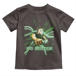 South Africa Rugby Springboks Toddler T Shirt Go Bokke Forever Stronger Together TS02 Dark Chocolate Print Your Wear