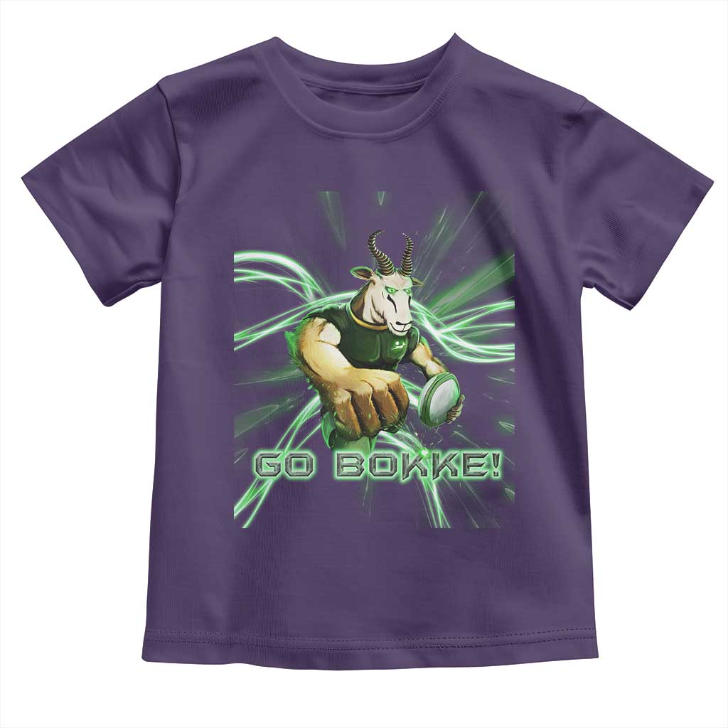 South Africa Rugby Springboks Toddler T Shirt Go Bokke Forever Stronger Together TS02 Purple Print Your Wear