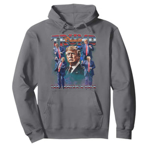 Trump 2025 Hoodie Take America Back Golden Age Vintage 90s Bootleg TS02 Charcoal Print Your Wear