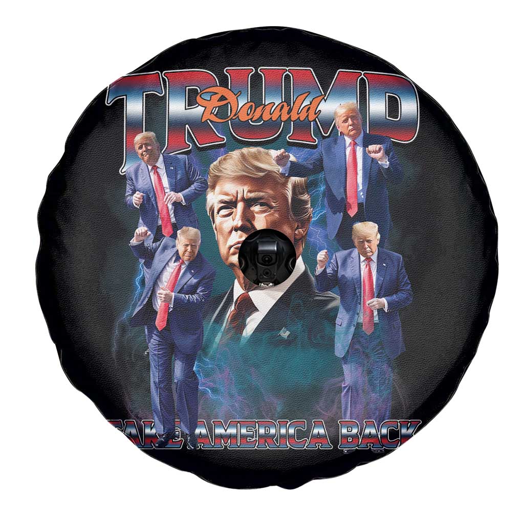 Trump 2025 Spare Tire Cover Take America Back Golden Age Vintage 90s Bootleg TS02 Print Your Wear