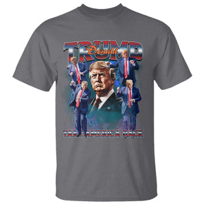Trump 2025 T Shirt Take America Back Golden Age Vintage 90s Bootleg TS02 Charcoal Print Your Wear
