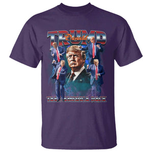 Trump 2025 T Shirt Take America Back Golden Age Vintage 90s Bootleg TS02 Purple Print Your Wear