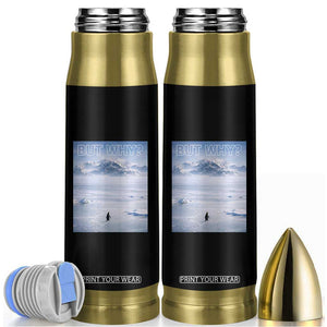 Funny Nihilist Penguin But Why Meme Bullet Tumbler Existential Arctic Scene Icy Wilderness Quiet Thinkers TS02 Black Print Your Wear