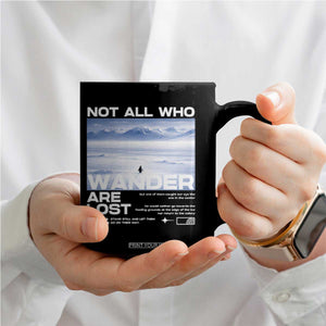Not All Those Who Wander Are Lost Nihilist Penguin Coffee Mug Existential Deep Emotional Meme Deep Thinkers TS02 Print Your Wear