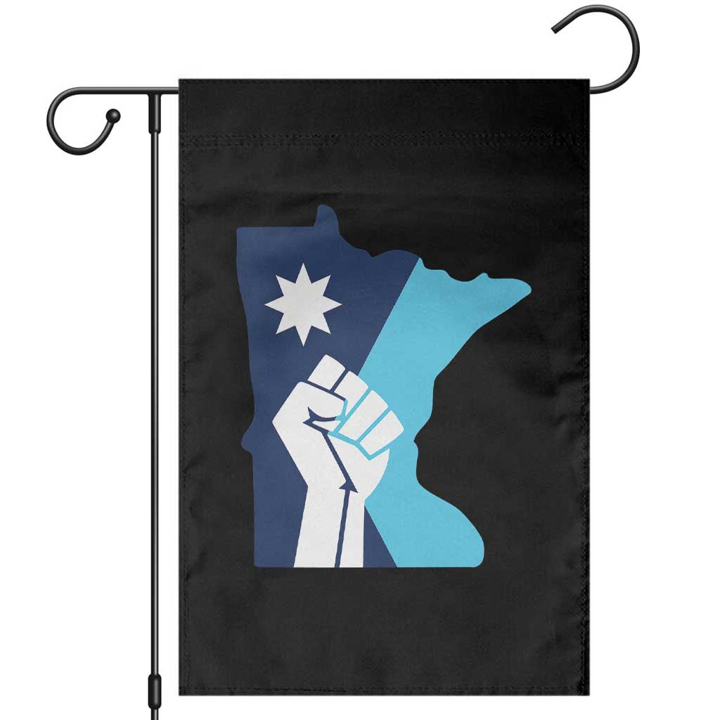 Minnesota Strong Fist Power Graphic Garden Flag Social Justice Solidarity TS02 Black Print Your Wear