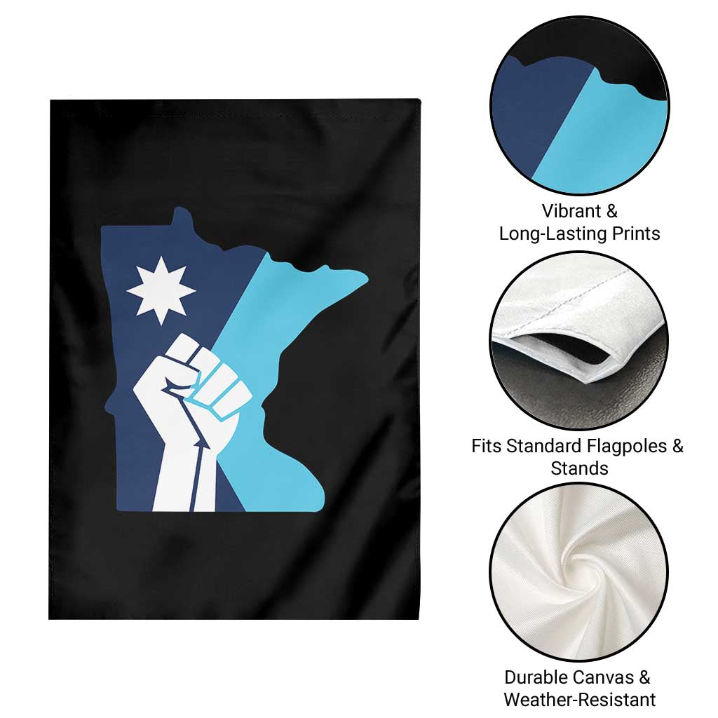 Minnesota Strong Fist Power Graphic Garden Flag Social Justice Solidarity TS02 Print Your Wear
