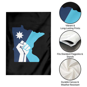 Minnesota Strong Fist Power Graphic Garden Flag Social Justice Solidarity TS02 Print Your Wear