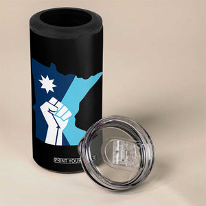 Minnesota Strong Fist Power Graphic 4 in 1 Can Cooler Tumbler Social Justice Solidarity TS02 Print Your Wear