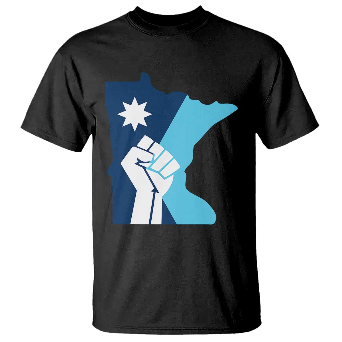 Minnesota Strong Fist Power Graphic T Shirt Social Justice Solidarity TS02 Black Print Your Wear
