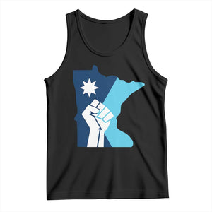 Minnesota Strong Fist Power Graphic Tank Top Social Justice Solidarity TS02 Black Print Your Wear