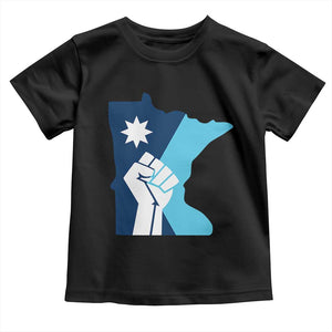 Minnesota Strong Fist Power Graphic Toddler T Shirt Social Justice Solidarity TS02 Black Print Your Wear