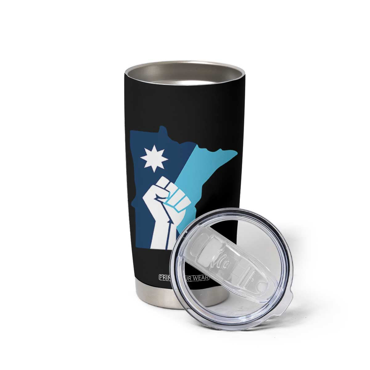 Minnesota Strong Fist Power Graphic Tumbler Cup Social Justice Solidarity TS02 Print Your Wear