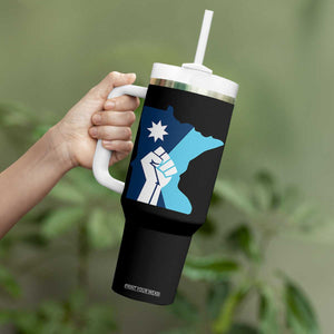 Minnesota Strong Fist Power Graphic Tumbler With Handle Social Justice Solidarity TS02 Print Your Wear