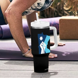 Minnesota Strong Fist Power Graphic Tumbler With Handle Social Justice Solidarity TS02 Print Your Wear
