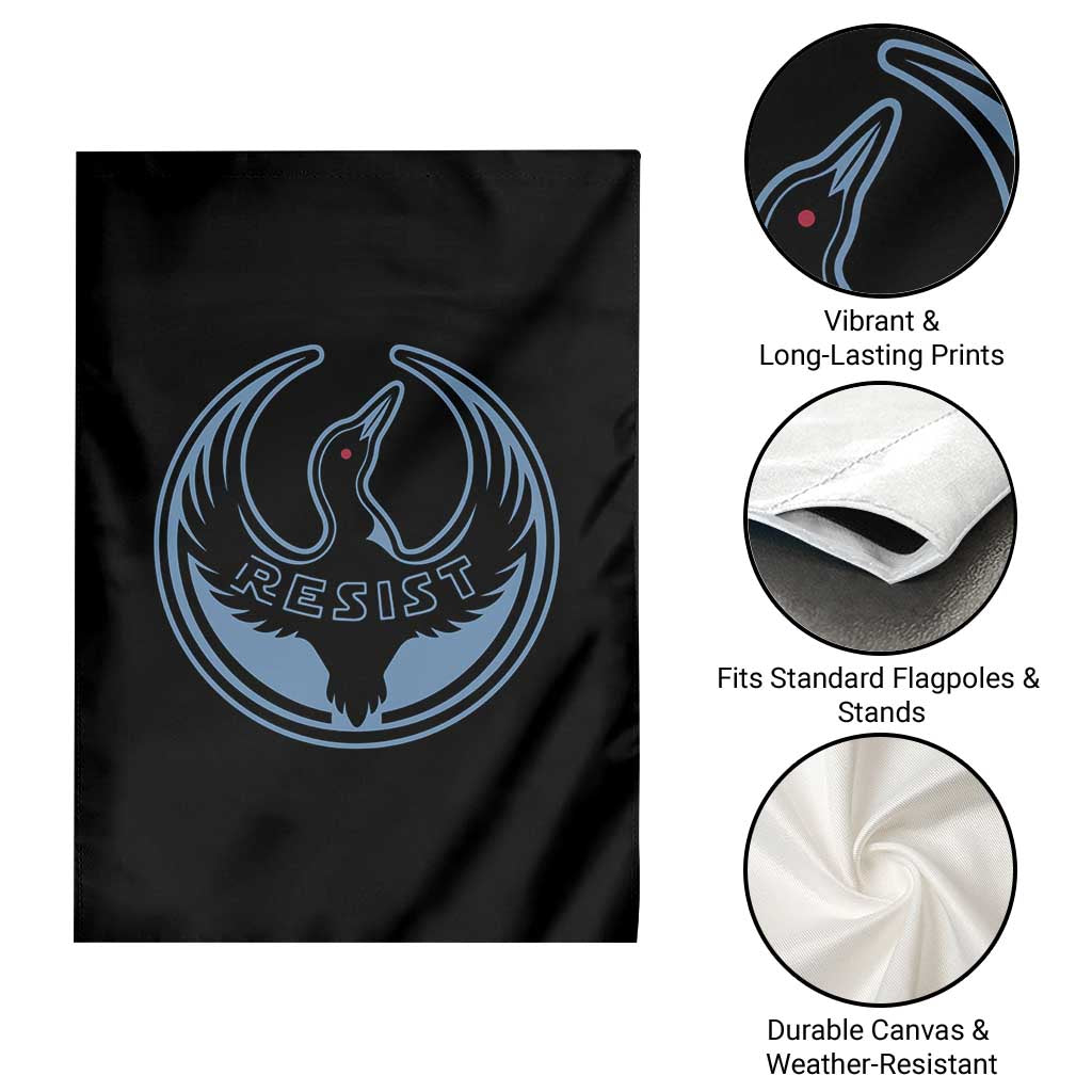 Minnesota Resist Loon Rebellion Emblem Garden Flag TS02 Print Your Wear