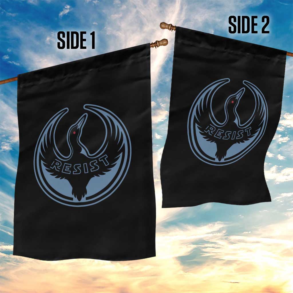 Minnesota Resist Loon Rebellion Emblem Garden Flag TS02 Print Your Wear