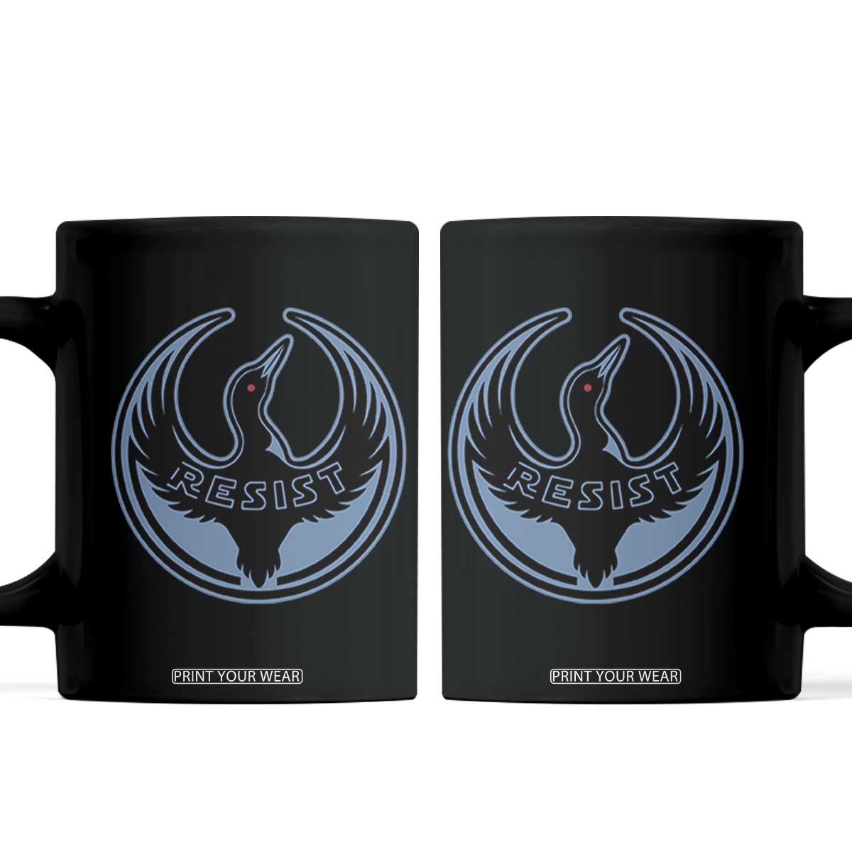 Minnesota Resist Loon Rebellion Emblem Coffee Mug TS02 Black Print Your Wear