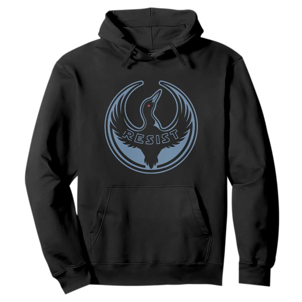 Minnesota Resist Loon Rebellion Emblem Hoodie TS02 Black Print Your Wear